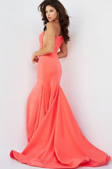Jovani 06763 One Shoulder Sexy Long Prom Dress