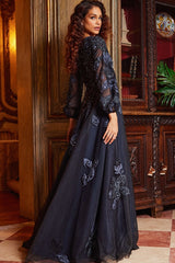 Jovani 09943 Long Formal A Line Mother of the Bride Dress