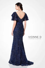 Ivonne D 220D21 Ruffled Long Mother of the Bride Formal Dress