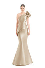 Alexander by Daymor 1673F22 Long Peplum Floral Mermaid Formal Evening Dress