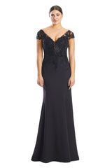 Alexander by Daymor 1752S23 Long Formal Mother of the Bride Lace Dress