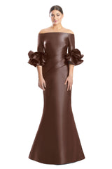 Alexander by Daymor 1758S23 Long Ruffle Formal Evening Dress