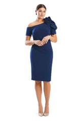 Alexander by Daymor 1762SHORTS23 Short Fitted Knee Length Cocktail Dress