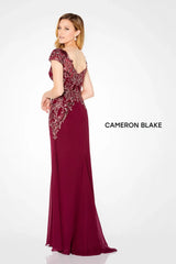 Cameron Blake 216691 Long Mother of the Bride A Line Lace Formal Dress