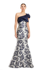 Alexander by Daymor 1851F23 Long Mermaid Formal Floral Evening Prom Dress