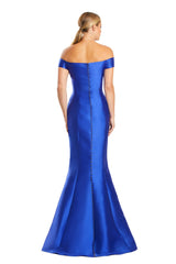 Alexander by Daymor 1873F23 Prom Long Pleated Formal Ruffled Evening Dress