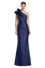 Alexander by Daymor 1951S24 Long Mermaid Formal Ruffled Evening Dress