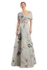 Alexander by Daymor 1960S24 Long Ball Gown Pocket Evening Dress