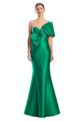 Alexander by Daymor 1977S24 Pleated Long Mermaid Formal Evening Prom Dress