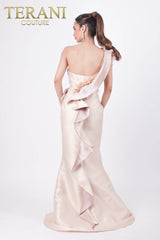 Terani Couture 2011E2424 One Shoulder Long Gown
