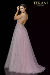 Terani Couture 2011P1109 Long Formal Prom Gown