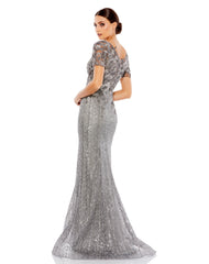 Long Fitted Formal Evening Trumpet Gown Fitted Trumpet Evening Mac Duggal 20282