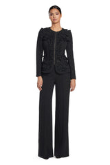 Alexander by Daymor 2040-45F24 Long Sleeve Mother of the Bride Peplum Jumpsuit