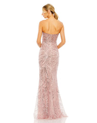 Glittered Long Prom Dress Glittered Long Prom Mac Duggal 20544