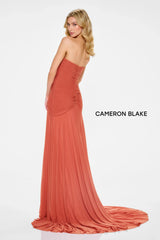 Cameron Blake CB202 Long A Line Formal Beaded Evening Dress