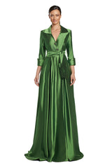 Alexander by Daymor 2067F24Evening Long Formal Slit A Line Dress