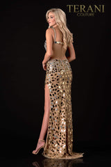 Terani Couture 2111P4064 Long Formal Sexy Prom Dress
