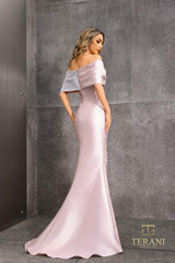 Terani Couture 252M5324 Ruffle Long Mermaid Formal Evening Dress