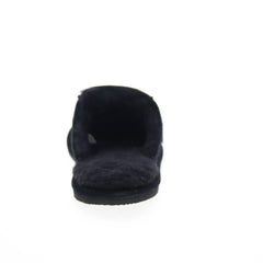 Bearpaw Pierre 2538M-011 Mens Black Synthetic Slip On Mules Slippers Shoes