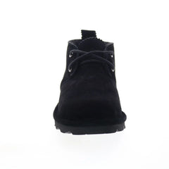 Bearpaw Skye 2578W-011 Womens Black Suede Lace Up Chukkas Boots