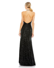 Prom Long Halter Formal Dress Halter Neckline Mac Duggal 26943