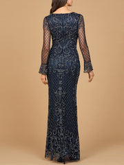 Lara Dresses 28867 Long Formal Beaded Evening Dress