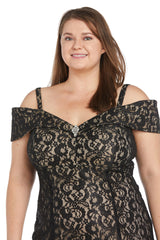 Long Plus Size Dress Mother of the Bride Formal R&M Richards 2886W