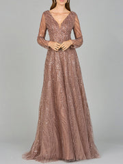Lara Dresses 29052 Long Modest Lace Mother of the Bride Formal Dress