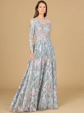 Lara Dresses 29145 Long A Line Mother of the Bride Beaded Dress