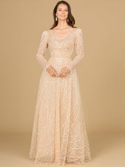 Lara Dresses 29149 Long Beaded Mother of the Bride Formal Dress