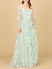 Lara Dresses 29151 Long Mother of the Bride Beaded Lace Dress