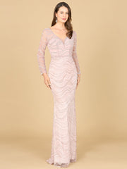 Lara Dresses 29152 Long Fitted Mother of the Bride Formal Dress