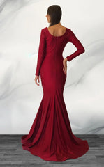 Jessica Angel 299 Fitted Formal Long Sleeve Evening Dress