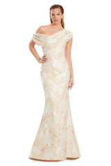 Alexander by Daymor 3044S25 Long Mermaid Formal Printed Dress