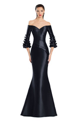 Alexander by Daymor 3049S25 Long Formal Mermaid Applique Dress