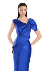 Alexander by Daymor 3055S25 Mermaid Long Formal Pleated Evening Dress