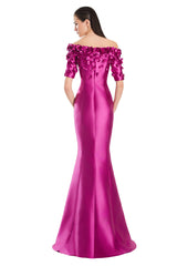 Alexander by Daymor 3084S25 Long Mermaid Applique Formal Evening Dress
