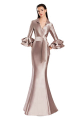 Alexander by Daymor 3087S25 Long Mermaid Formal Ruffle Dress