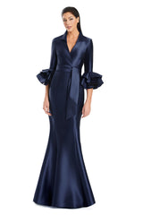 Alexander by Daymor 3087S25 Long Mermaid Formal Ruffle Dress