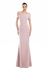 Alexander by Daymor 3123F25 Long Formal Fitted Evening Dress