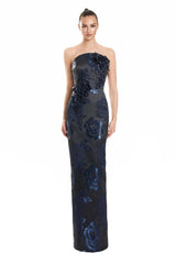 Alexander by Daymor 3135F25 Fitted Long Formal Printed Evening Dress
