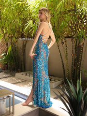Primavera Couture 3211 Long Sequin Prom Fitted Formal Dress