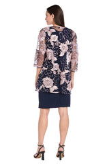 Two Piece Short Dress Mother of the Bride Jacket R&M Richards 3371