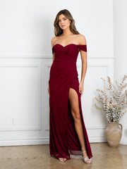 Eva Fashion 3510 Fitted Long Formal Slit Prom Dress