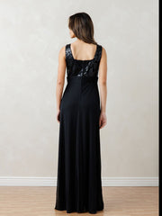 Eva Fashion 3531 Sequin Long Formal Lace Bolero Evening Dress