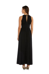 Long Formal Dress Halter Evening R&M Richards 3578