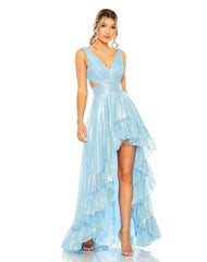 High Low Prom Formal Dress High Low Detail Mac Duggal 49526