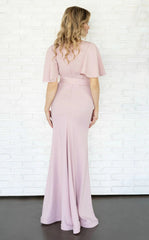 Jessica Angel 546 Long Fitted Formal Cape Evening Dress