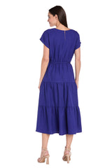 Short Midi Length Dress A Line R&M Richards 6680