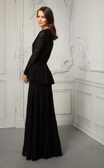 MGNY Madeline Gardner New York 72422 Long Formal Two Piece Jacket Evening Dress